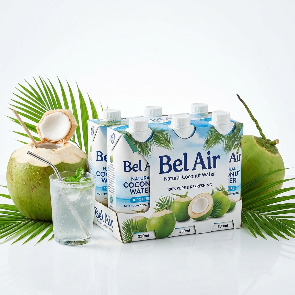 Bel Air Natural Coconut Water 1L Pack of 6